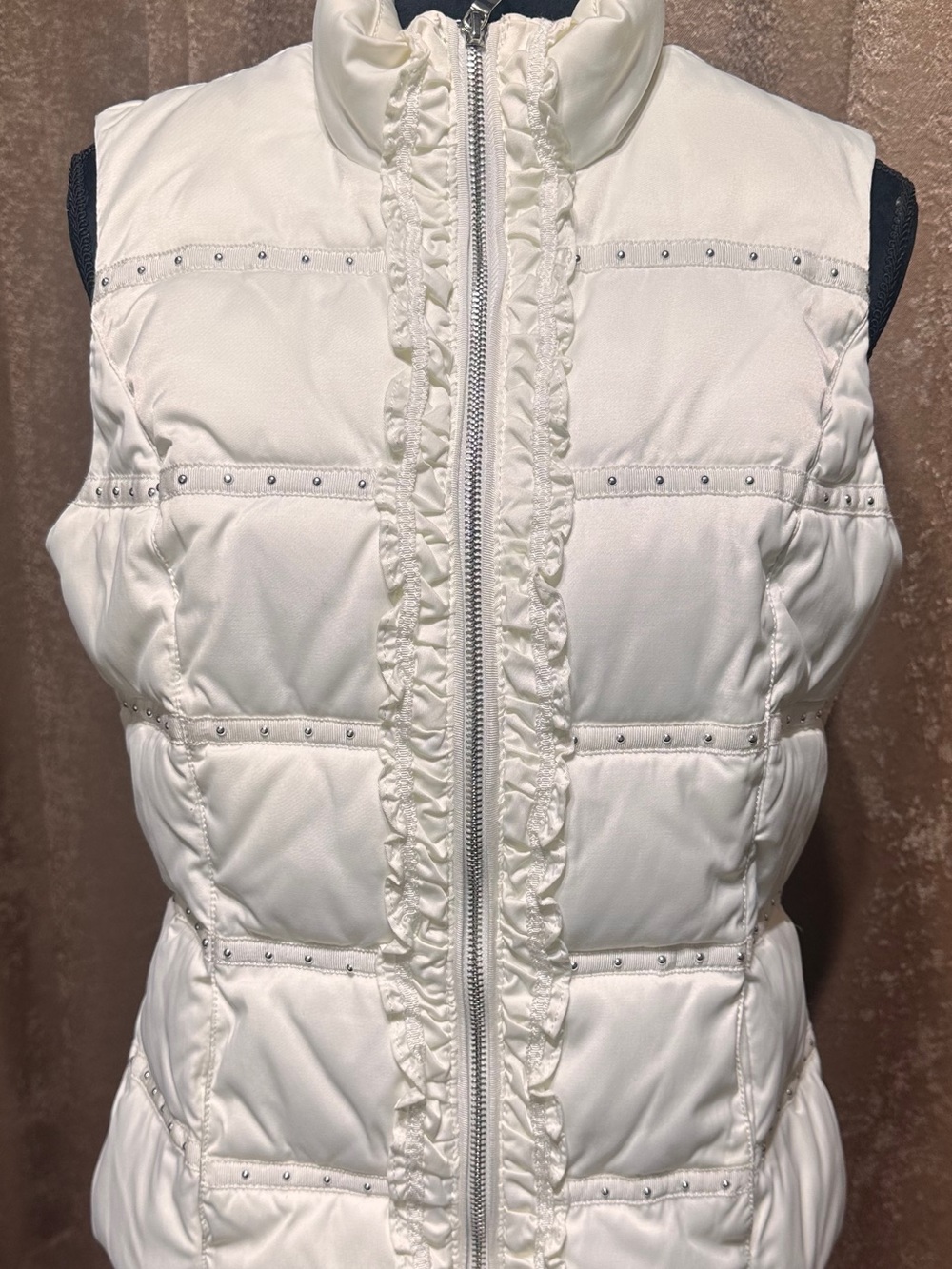 White House Black Market quilted puffer vest,